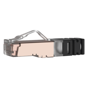 PANDUIT SPS688-C – Plug RJ45 Blindado Cat6 / 24-26 AWG / 50μin Oro / 100 Piezas / 6.35 mm / PoE++ 100W+ / -10°C a 60°C / UL94 V0