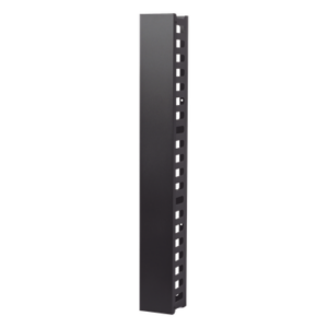 LINKEDPRO BY EPCOM LPCV-21URM – Organizador de Cable Vertical / 21 UR / Capacidad 260 Cat5 / 225 Cat6 / Acero Sólido / Tapa Integrada / 932 mm (3.06 ft) de Altura