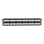 PANDUIT CPP48WBLY – Panel de Parcheo Modular / 48 Puertos / 2 UR / 19in / Plano / Sin Blindaje / Mini-Com