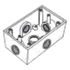 RAWELT RR-2748 – Caja Condulet FS / 1" (25.4 mm) / Cinco Bocas / Volumen 234.5 cm³ / A Prueba de Intemperie / Certificación UL-CSA