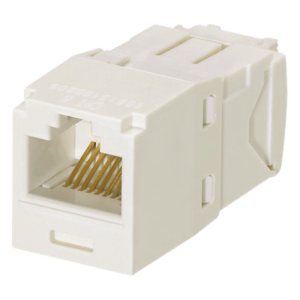 PANDUIT CJ688TGIW – Jack RJ45 / Cat 6 / 8P8C / Sin herramienta de impacto / 22-26 AWG / -10°C a 65°C