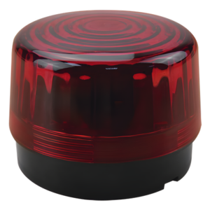 SFIRE SF-1301-SAQ – Luz Estroboscópica LED / 55 LEDs de Alta Intensidad / 8 Patrones de Parpadeo Ajustables / Batería de Respaldo 9V / Voltaje Universal 12-24 Vcc/Vca / IP66/IP55 / Bocina 100 dB