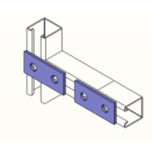 ANCLO ANC-HA-08 – Conector / 9 cm / 2 Perforaciones / Acabado Anticorrosión / 3.54 pulgadas