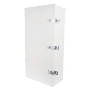 EPCOM INDUSTRIAL EI-PCB-04-11-03-W3S – Gabinete para instalación de 3 Baterías PL110D12, Fabricado en Lámina Galvanizada, Accesorios para piso o poste (No incluidos)