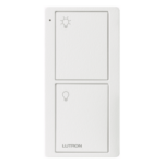 LUTRON ELECTRONICS PJ22BTSWL01 – Control Remoto Inalámbrico / 2 Botones On/Off / RF 431-437 MHz / Alcance 18 m (59.1 ft) / Batería CR2032