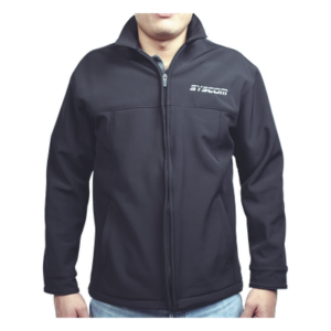 SYSCOM CHAMSYSHNM – Chamarra / Poliéster Dry Fit / Impermeable / Corte Regular / Sin Capucha / Talla Mediana