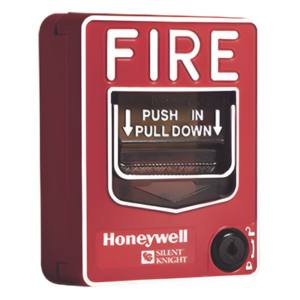 SILENT KNIGHT BY HONEYWELL WSK-PULL-DA – Estación de jalón manual doble acción / Inalámbrica / Red mesh Clase A / Compatible 6000 Series / Activación máxima 5 lbs (2.27 kg)