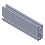 BASEL N00015 – Riel de Aluminio para Montaje Fotovoltaico / Serie 6000 / 4.72 m (15.5 ft) / 3.74 kg por Pieza / Compatible con Techos Planos e Inclinados