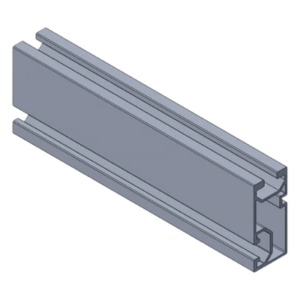 BASEL N00015 – Riel de Aluminio para Montaje Fotovoltaico / Serie 6000 / 4.72 m (15.5 ft) / 3.74 kg por Pieza / Compatible con Techos Planos e Inclinados