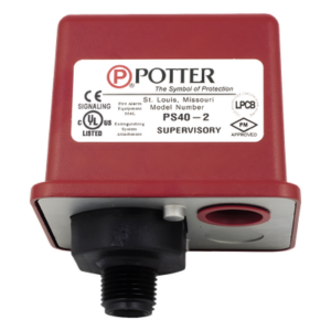 POTTER PS401A – Supervisor de Doble Switch de Presión / SPDT / 10-60 PSI / 10-100 PSI Ajustable / Cámara Aislada
