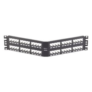 PANDUIT CPA48BLY – Panel de Parcheo Modular / 48 Puertos / 2UR / Diseño Angulado / Totalmente Blindado / Acero Inoxidable