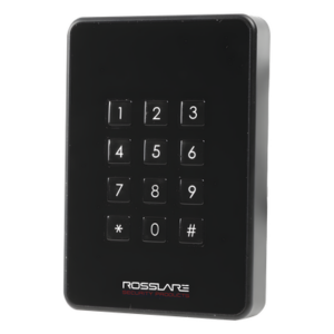ROSSLARE SECURITY PRODUCTS AYH-6355-BT – Lector de Tarjetas / Multiformato 13.56 MHz / NFC MIFARE BLE-ID / Teclado / Salida OSDP-Wiegand / 12 VCC