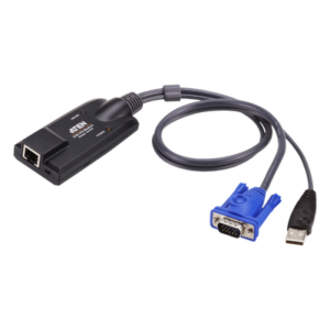 ATEN KA7570 – Cable Adaptador KVM / VGA USB / Resolución 1920x1200 / 131 pies (40 m) / Emulación de teclado y mouse independiente