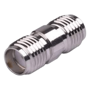 RF INDUSTRIES,LTD RSA-3404 – Adaptador Barril RF / Conector SMA Hembra a SMA Hembra / Montaje en Línea / Cuerpo Bronce Niquelado / Contacto Oro / Aislante Teflón