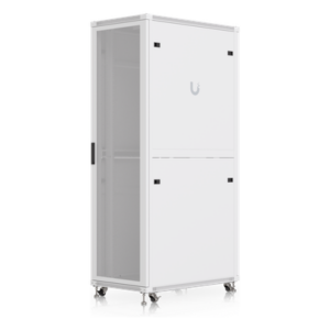 UBIQUITI UACC-RACK-42U-1000-P – Gabinete de Rack 42U / 600 x 1000 mm / Carga 800 kg (1763.7 lb) Estática / Ventilación Integrada / Puertas Perforadas / Totalmente Ensamblado