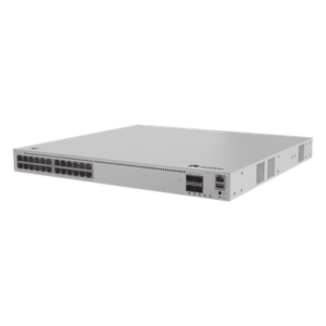 HUAWEI S310-24PN4X – Switch Administrable Capa 3 / 24 Puertos PoE 1000/2.5Gbps / 4 Puertos 10GE SFP+ / 200 Gbps / PoE Perpetuo 400W / iStack / ERPS