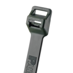 PANDUIT PLT12EH-Q0 – Cincho de Nylon 6.6 Extra Resistente / 1019mm (40.1') largo / 12.7mm ancho / 250 lb carga / UV / Negro / 25 piezas