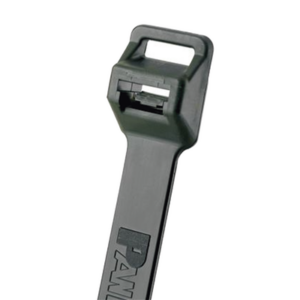 PANDUIT PLT12EH-Q0 – Cincho de Nylon 6.6 Extra Resistente / 1019mm (40.1') largo / 12.7mm ancho / 250 lb carga / UV / Negro / 25 piezas