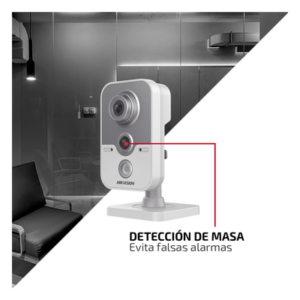 HIKVISION DS-2CE38D8T-PIR – Cubo TURBO 1080p / TECNOLOGÍA PIR / Gran Angular 103º / Lente 2.8 mm / IR EXIR Inteligente 20 mts / Micrófono Integrado / Interior