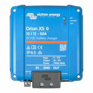 VICTRON ENERGY ORXS12/12/50A – Cargador de Baterías CC-CC / 50 A / 12 V / IP65 / Bluetooth Smart / VE.Direct / Alternador Inteligente
