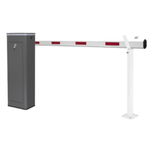 ACCESSPRO KT-XBS-RB – Barrera Vehicular / Brazo Telescópico 5.5 m (18 ft) / Apertura 6 s / Finales de Carrera Programables / Corona LED Semaforizada / 110V / IP para Uso Semi-Intensivo