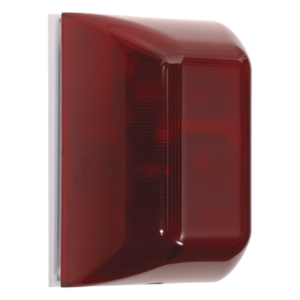 STI STI-SA5000-R – Minicontrolador Audiovisual / Alertas Visuales y Audibles / 32 Sonidos / 8 Patrones LED / Color Rojo