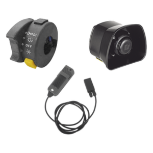 FEDERAL SIGNAL VAMA KITMOTOFEDERAL – Kit Para Motocicleta FEDERAL SIGNAL , Sirena/Bocina de 30 Watt, Controlador y Micrófono