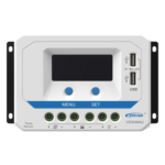 EPEVER VS-3048-AU – Controlador Solar PWM / 30A / 12/24/36/48V Auto / Tierra Positivo Común / Doble USB 2.4A / Pantalla LCD