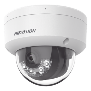 HIKVISION DS-2CD1123G2-LIU – Cámara Domo IP / 2 Megapixel / Dual Light 30 m (98.4 ft) / Lente 2.8 mm / 103° FOV / IK08 / IP67 / PoE