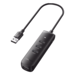 UGREEN 10915 – HUB USB-A 3.0 / 4 Puertos USB-A 3.0 5Gbps / Cable 25 cm (0.82 pies) / Alimentación USB-C / Indicador LED / Diseño Ultra Delgado