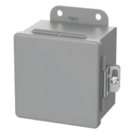HOFFMAN A604CH – Gabinete de Bisagra Continua / NEMA 12 / 6 x 4 x 3 in (152 x 102 x 76 mm) / Acero Dulce / Montaje en Pared / Abrazaderas Atornilladas