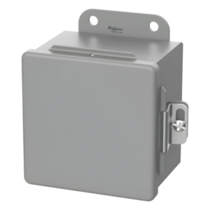 HOFFMAN A604CH – Gabinete de Bisagra Continua / NEMA 12 / 6 x 4 x 3 in (152 x 102 x 76 mm) / Acero Dulce / Montaje en Pared / Abrazaderas Atornilladas