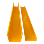 CHAROFIL CHFBTR4X4EPK – Tramo Recto de Aluminio para Fibra Óptica / 4" x 4" / 1.52 m (4.99 ft) / Pintura Epóxica / Con Tapa y Accesorios