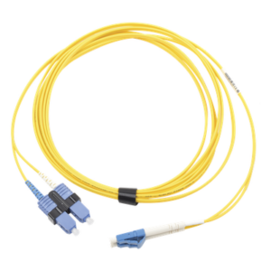 SIEMON FJ2-LCUSCUL-05 – Jumper de Fibra Óptica / Monomodo OS2 / LC/UPC-SC/UPC Duplex / OFNR / 5 m (16.40 pies) / Amarillo