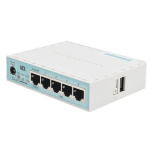 MIKROTIK RB750GR3 – (hEX) RouterBoard, 5 Puertos Gigabit Ethernet, 1 Puerto USB y versión 3