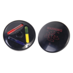 Century T051 – Tag Antihurto con Tinta para Ropa / 8.2 MHz / Diámetro 51 mm / Alcance 160 cm (5.2 ft) / Tinta Tricolor / Paquete 100 Piezas