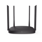 HIKVISION DS-3WR12GC – Router Inalámbrico Gigabit / Doble Banda AC / 1200 Mbps / 4x4 MU-MIMO / 4 Antenas 5 dBi / 4 Puertos LAN + 1 WAN
