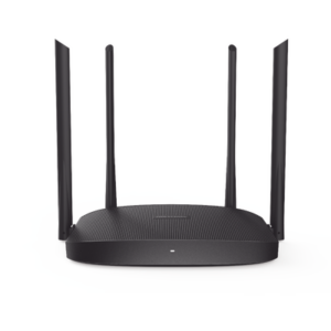 HIKVISION DS-3WR12GC – Router Inalámbrico Gigabit / Doble Banda AC / 1200 Mbps / 4x4 MU-MIMO / 4 Antenas 5 dBi / 4 Puertos LAN + 1 WAN