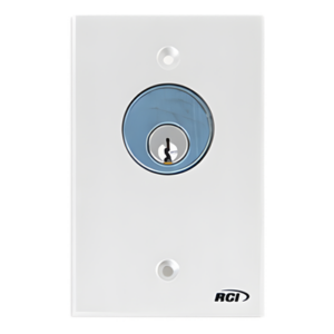 RCI - DORMAKABA 960MACYLKAK – Interruptor con Llave / Acción Mantenida / SPDT 3A @ 125 VCA / Aluminio Anodizado / Montaje Superficie o Encastrado
