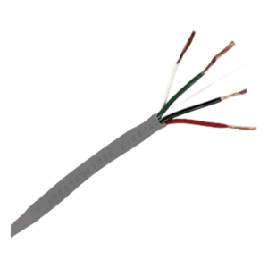 VIAKON 92-70 – Bobina de 305 m (1000 ft) / Cable de Cobre / 4 x 18 AWG / Tipo Alarmas UL / Para Interior / Color Gris / Multi-Propósito