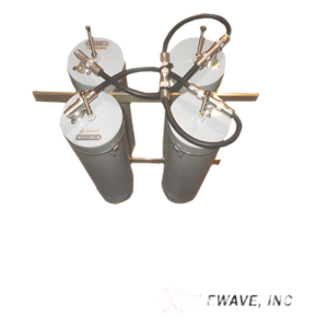 TELEWAVE, INC TPRD-1454 – Duplexer Pasa-Banda-Rechazo de Banda / 118-148 MHz / 4 Cavidades 5" Diámetro / 600 kHz Separación / 1.5 dB Pérdida / 350 W / 19" Rack / 2.83 x 1.58 x 0.92 pies