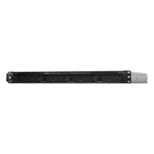 SYNOLOGY RS1619XS+ – NAS Rack / 4 Bahías / CPU Intel Xeon D-1527 Quad-Core / 8 GB DDR4 ECC Ampliable a 64 GB / 2 Ranuras M.2 NVMe/SATA / 4 Puertos LAN 1GbE / Soporte 10GbE Opcional / Escalable a 16 Bahías