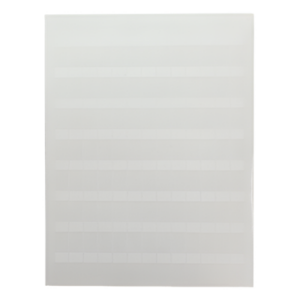 PANDUIT S050X125YAJ – Etiquetas Auto-Laminadas / 5000 Piezas / 3 a 7.1 mm (0.12 a 0.28 in) / 12-10 AWG / Láser e Inyección de Tinta / Poliéster Blanco