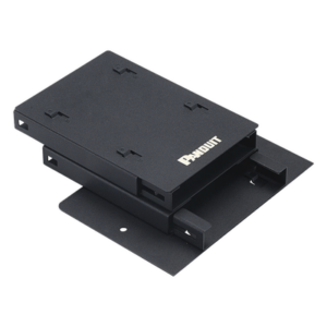 PANDUIT ZFLEX2 – Soporte para 2 Casetes HD Flex / 12 Puertos / 4.1" (104.1 mm) Ancho / 5.98" (151.9 mm) Alto / Negro
