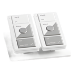 LUTRON CASETA WIRELESS LPED2WH – Pedestal de Mesa para Controles / 2 Unidades / Base con Peso Antideslizante / Color Blanco