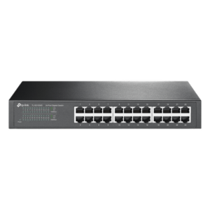 TP-LINK TL-SG1024D – Switch Gigabit no administrable / 24 puertos 10/100/1000 Mbps / 35.7 Mpps / Escritorio o rack