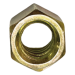 CHAROFIL CH-TCA-H-7TR – Tuerca Hexagonal / 5/16" (7.9 mm) / Acabado Níquel-Cromo / Resistente a Corrosión / Uso Exterior e Industrial