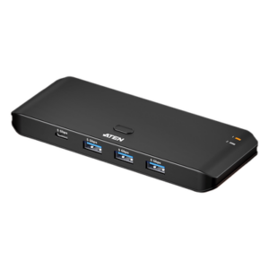 ATEN US5324 – Switch Compartido USB / USB 3.2 Gen 1 / 5 Gbps / 2 Hosts A+C / 4 Periféricos / InstaSync