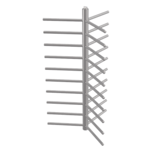 HIKVISION H4420POLE/DM60 – Eje Central de Refacción / Torniquete Doble Cuerpo Completo / Acero Inoxidable / Compatible DS-K3H4420