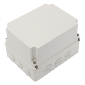 PRECISION PST-1924-1ER – Caja de Derivación IP / 12 Glándulas Recortables / IP55 / Rango Térmico -40 a 120 °C / 190 x 240 x 165 mm (7.5 x 9.4 x 6.5 in) / Protección EMI y Antiestática